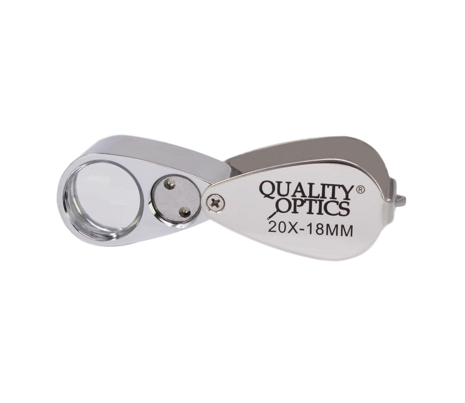 Quality Optics USA Folding Jewelers Loupe Style Pocket Magnifier