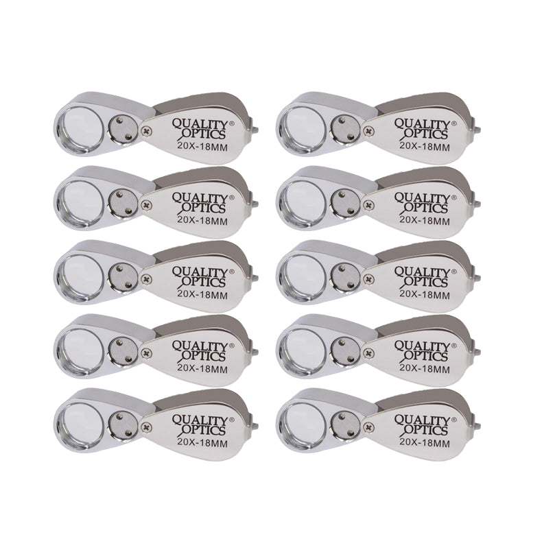 Quality Optics USA Folding Jewelers Loupe Style Pocket Magnifier