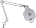Quality Optics® USA 8D/5D 4 Function 90 LED Lighted, Swing Arm Workstation Magnifier w/UV Black Light & Optional Stand