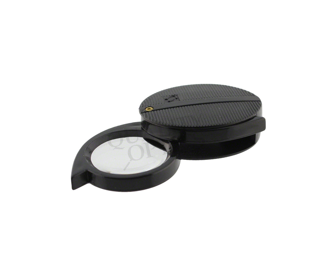 Quality Optics USA Folding Jewelers Loupe Style Pocket Magnifier Double Folding 5X 10X Loupe