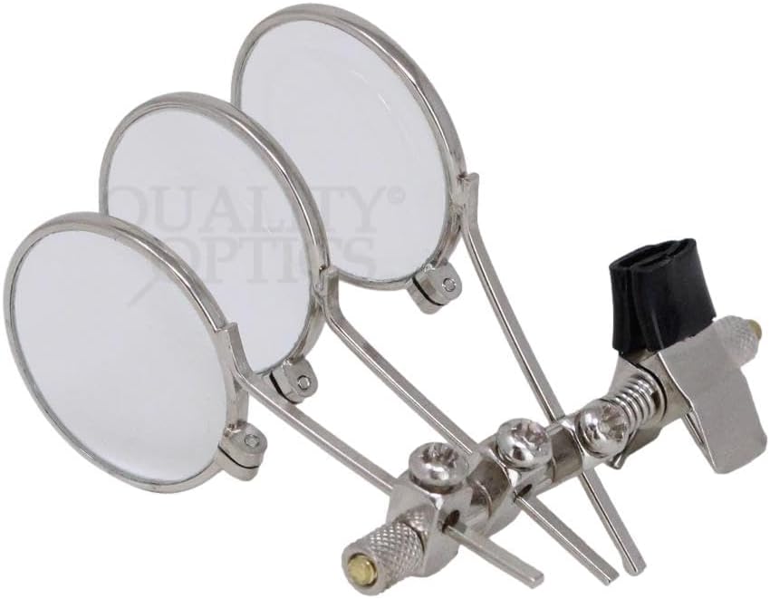 Quality Optics USA Folding Clip-On Jewelers Loupe Style Pocket Magnifier