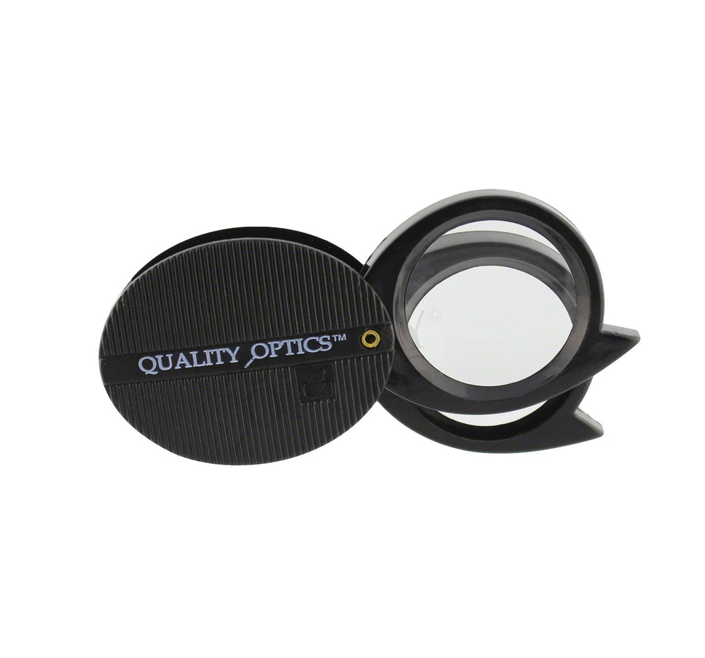 Quality Optics USA Folding Jewelers Loupe Style Pocket Magnifier Double Folding 5X 10X Loupe