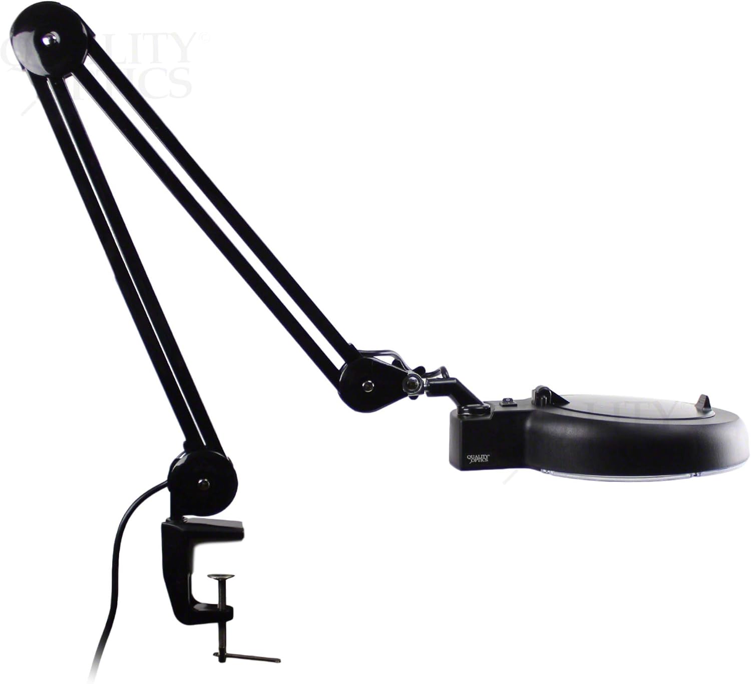 Quality Optics® Professional Series Illuminated Workstation Swing Arm Magnifier
