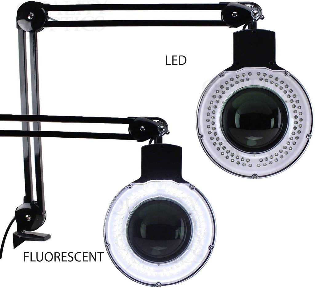 Quality Optics® Professional Series Illuminated Workstation Swing Arm Magnifier