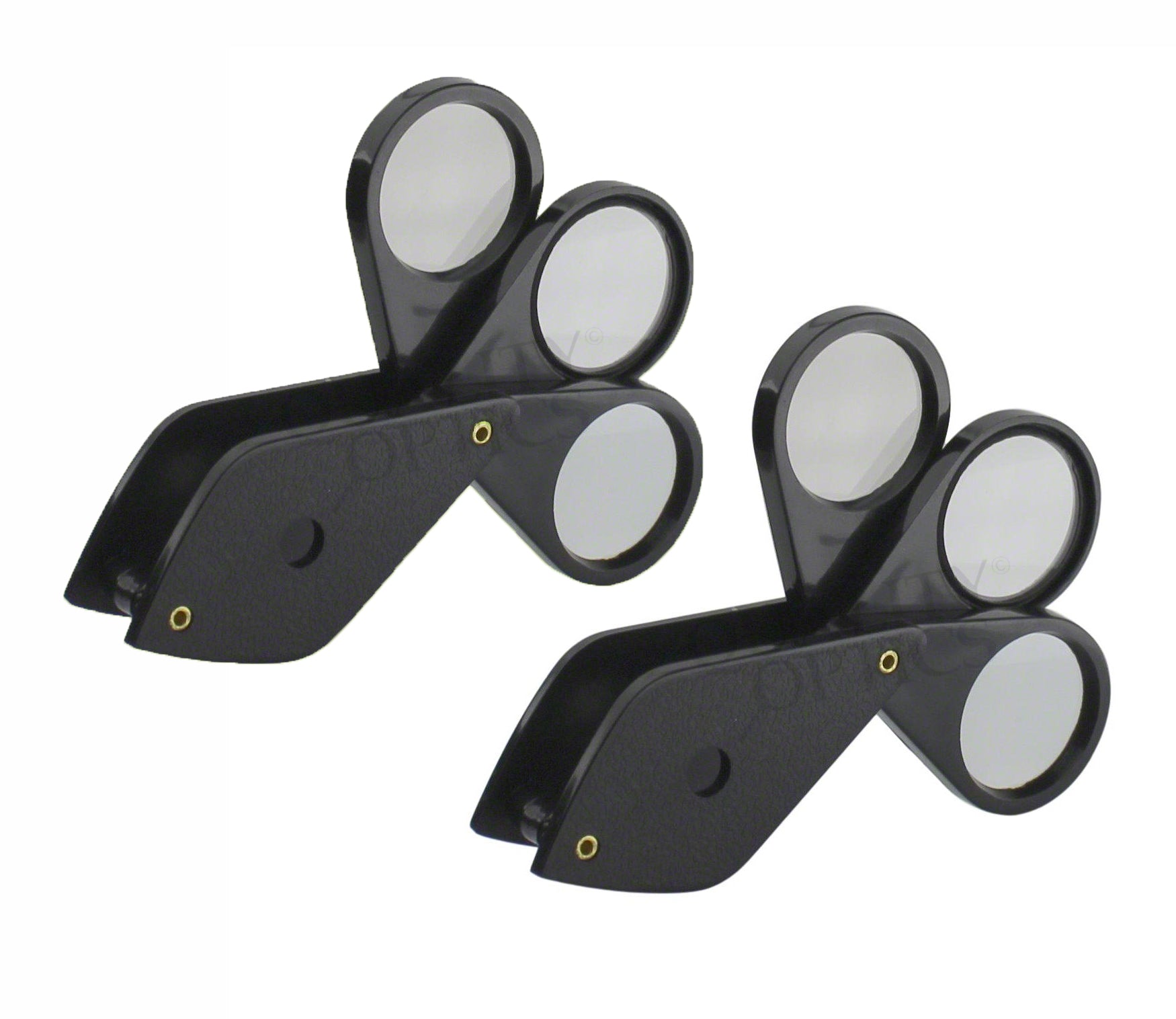 Quality Optics USA Folding Jewelers Triple Loupe Style Pocket Magnifier