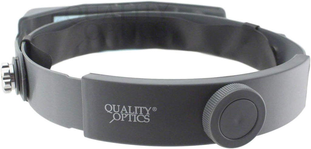 Quality Optics® Professional Series Glass Headband Magnifier Jewelers Visor