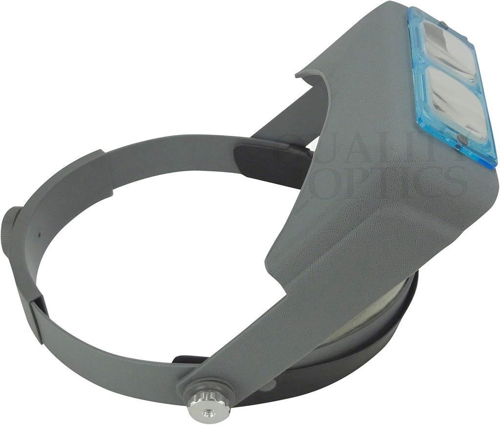 Quality Optics® Professional Series Glass Headband Magnifier Jewelers Visor