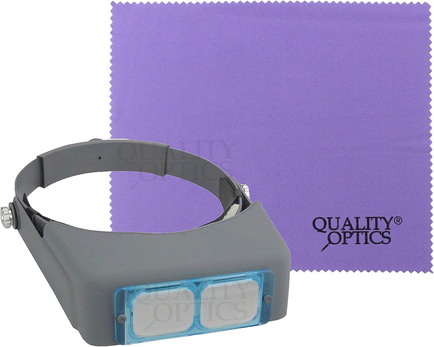 Quality Optics® Professional Series Glass Headband Magnifier Jewelers Visor